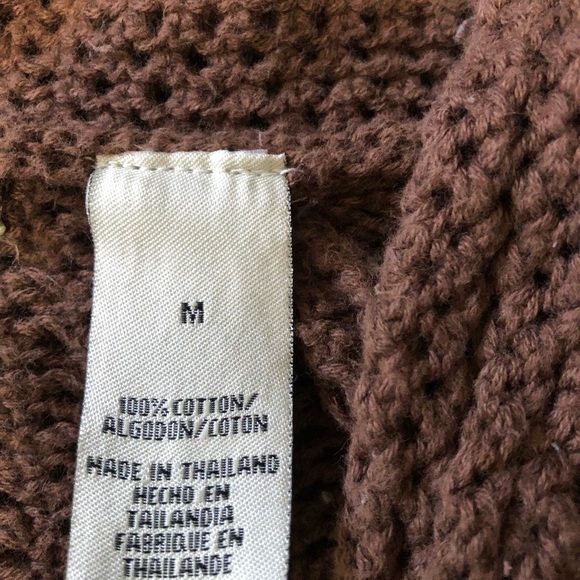 STAMP 10 Brown Crocheted Hoodie - Picture 8 of 9